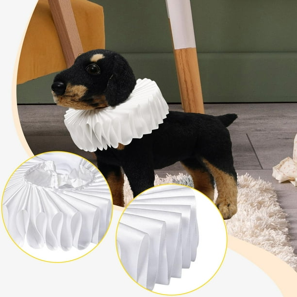 Accesorios para disfraces de con volantes isabelinos para perros y gatos, suministros para mascotas, cuello para sesiones de fotos, Halloween y