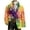 Orange, variant on Men's Blazer Long Sleeve St Patricks Day Printed Button Lapel Collar Casual Lightweight Festival Jackets (XL, Blue)
