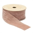 thumbnail image 2 of Melrose 94318DS 2 x 10 yards Raw Edge Rayon & Velvet, Pink, 2 of 2