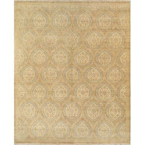 Pasargad Home PCH-3 BEIGE 8X10 Pasargad Home Ottoman Collection Hand-Knotted Lamb's Wool Area Rug- 8' 2' X 10' 1'