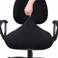 thumbnail image 3 of Texiao Clearance Stretch Computer Chair Seat Removable Washable Desk Chair Seat Cushion Protectors, 3 of 3