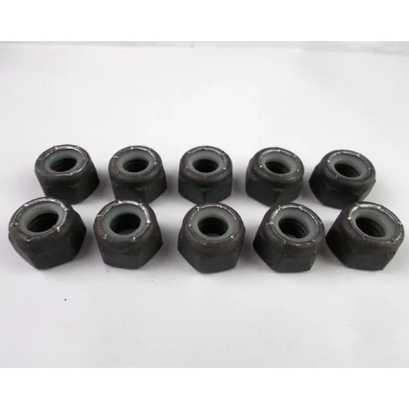 Nylon Lock Hex Nut 5/16 - 18 Coarse Thread " 10 Nuts " Grade 8 5/16-18