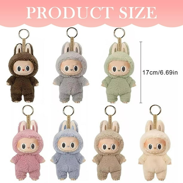 Llavero de muñeca Labubu, Macarrón Labubu de POPMART, Muñeco de