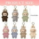 thumbnail image 2 of POP MART Labubu Plush Keychain, Macaron Plush Doll Monster Keychain, LABUBU Zimomo Space Adventure Series Christmas Birthday Unboxing Gifts Cute Toy Surprise Box, 2 of 2