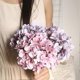 thumbnail image 5 of Fake Flowers Artificial Blossom Plant Bonsai Hydrangea Macarons Floral Stems Arrangements for Home Wedding Office Party Decor (A), 5 of 5