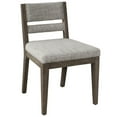 thumbnail image 2 of Home Fare Slat Back Upholstered Side Dining Chair in Coconut Brown, 2 of 7