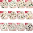 thumbnail image 5 of ziyahi Nails Art Sticker Merry Christmas 3D Golden Elements Nail Wrap Sticker Tips DIY Manicura Stickers Tool, 5 of 5
