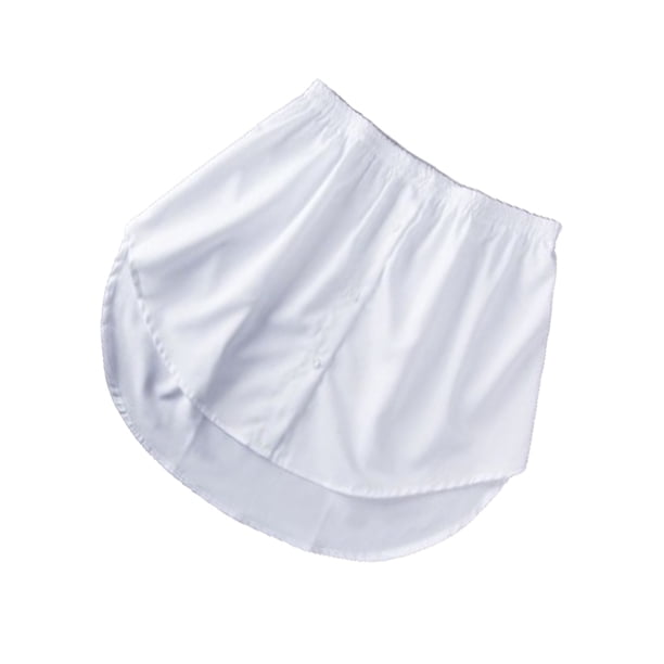 Minnieouse Extensores de camisa, blusa de cola, enaguas desmontables, suéter, dobladillo de moda, parte inferior, accesorios de ropa, dobladillo Vestidos blanco L Minnieouse AP010483-03B