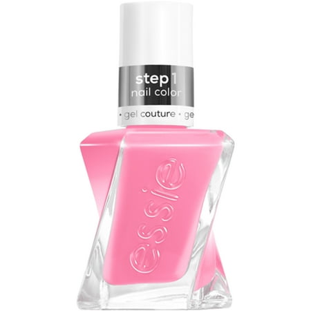 gel couture by essie gel-like nail polish, vegan, pink, haute to trot, 0.46 fl oz