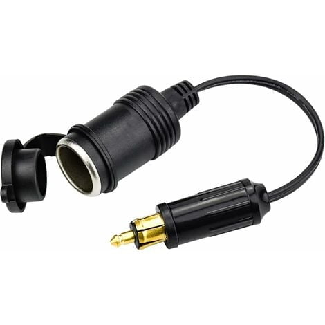12V-24V to Standard Cigarette Lighter Socket, Cigarette Lighter Adapter, European Male Plug Cigarette Lighter Adapter