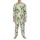 thumbnail image 3 of Balery Hawaiian Style Pijama para Hombre de Dos Piezas con Manga Larga, Conjunto de Dormir y Descanso Suave con Bolsillos-Medium, 3 of 7
