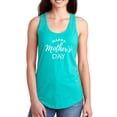 thumbnail image 1 of Mothers Day White Brush Racerback Tank Women -Image by Shutterstock, Female Large, 1 of 4