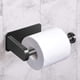 thumbnail image 4 of 3X Soporte de Papel Higiénico Autoadhesivo Baño de Cocina Adhesivo Soporte de Rollo de Papel Higiénico Sin Perforación para Baño En La Pared Acero Inoxidable Cepillado - Negro, 4 of 8