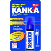 Blistex Kanka Professional Strength Oral Anesthetic, Mouth Pain Liquid, 0.33 Oz, 4 Pack