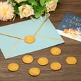 thumbnail image 5 of Letter T Gold Wax Seal Stickers, 50 Pack Envelope Seal Stickers Alphabet Self Adhesive Wax Seals for Wedding, 5 of 6