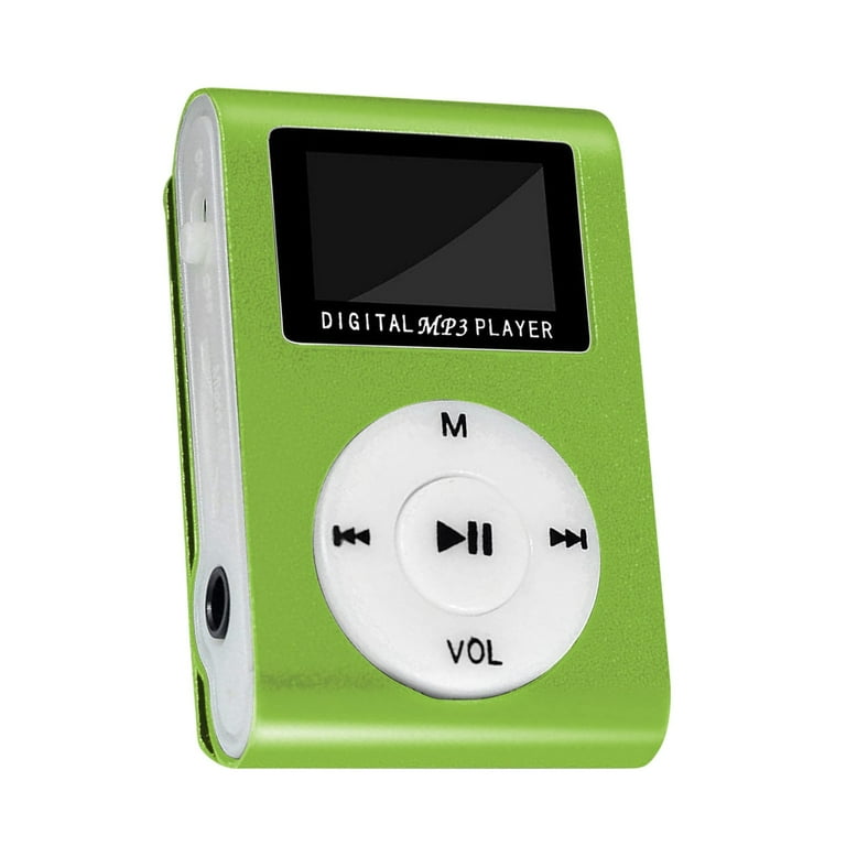 Kiplyki Wholesale Portable MP3 Player, 1PC Mini USB LCD Screen MP3 Micro SD  TF Card Support Sports Music Player 