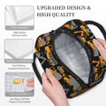 thumbnail image 5 of Haiem Yellow Excavator Printed Lunch Bag Women, Lunch Box Lunch Bag for Women, Small Leakproof Cute Lunch Tote Large Capacity Reusable Insulated Cooler Lunch Container, 5 of 6