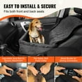thumbnail image 4 of VEVOR Dog Booster Car Seat Pet Car Seat for Small Medium Dog up to 40 lbs Black, 4 of 9