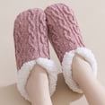 thumbnail image 6 of Women Fleece Lined Non Slip Floor Socks Thick Warm Indoor Sleeping Socks Cozy Home Foot Slipper Socks Pink One Size, 6 of 7
