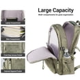 thumbnail image 6 of Forest Myth Backpack for Men and Women, Water Resistant College School Bag, Lightweight Travel Backpack, Large Size, Green, 6 of 8