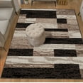 thumbnail image 4 of BNM Rockwood Area Rug or Runner, 8' x 10', Chocolate, 4 of 5