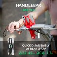 thumbnail image 3 of Bone Bike Phone Mount, Universal Bicycle Handlebar Holder (3rd Gen) Compatible with iPhone 11 Pro Max X 8 Plus, Galaxy, 3 of 5