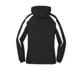 thumbnail image 6 of Sport-Tek Youth Fleece Lined Colorblock Jacket-XS (Black/White), 6 of 6