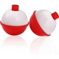 thumbnail image 4 of Fishing Bobbers for Fishing Assortment, Hard ABS Snap-on Fishing Floats Bobbers Push Button Round Buoy Fishing Floats Red and White, 4 of 7