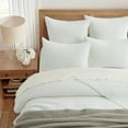 thumbnail image 2 of Levtex Home - Eyelet Cream - Euro Sham Set of 2 - Eyelet - Cream - (26x26in.) - Reversible - Cotton, 2 of 3