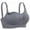 Gray, variant on Womens Sleeping Nursing Bra Wirefree Breastfeeding Maternity Bralette