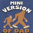 thumbnail image 3 of Instant Message - Celebrate Family - Mini Version of Dad - Toddler & Youth Girls Short Sleeve Graphic T-Shirt, 3 of 6