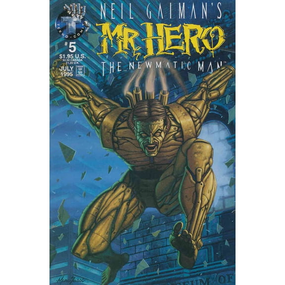 Mr. Hero-The Newmatic Man (Neil Gaiman's , 1st Series) #5 VF ; Tekno Comic Book
