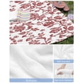 thumbnail image 6 of Red Boho Flower Beach Towels Oversized Super Absorbent, Vintage Paisley Farmhouse Pattern Lightweight Bath Towel Quick Dry Sets For Bathroom/Pool/Rv Camping/Beach Play/Gym Room/Picnic 35"x70", 6 of 8