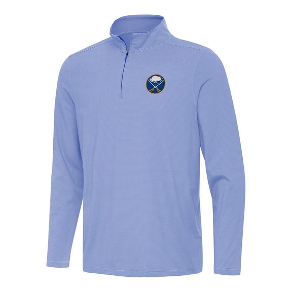 Men's Antigua Royal Buffalo Sabres Twine Quarter-Zip Top