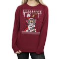 thumbnail image 2 of Tom And Jerry Sweat-Shirt de Noël Fair Isle pour Femmes, 2 of 5