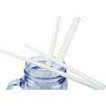 thumbnail image 2 of Made in USA Pack of 250 Jumbo White (10" X 0.28") Unwrapped Plastic Smoothie Drinking Straws (Non-toxic, BPA-free), 2 of 5