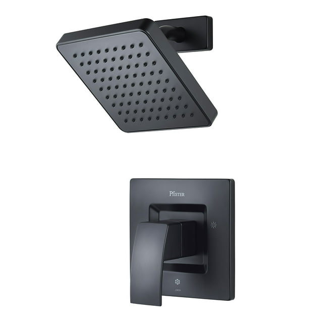 Pfister G89-7DFB Kenzo 1-Handle Shower Only Trim 2.0 gpm Matte Black