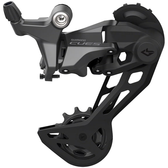 Shimano CUES RD-U6020-SGS Rear Derailleur - 10-Speed, Shadow Design, Direct Attach, Long Cage, Black
