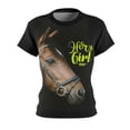 thumbnail image 4 of Western Horse Girl Women's AOP Cut & Sew Tee, 4 of 6
