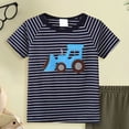 thumbnail image 5 of Gubotare Pajamas for Boys Summer Kids Boys Snug Fit Pajamas Set Short Sleeve & Shorts 2 Piece Pjs Soft Summer Sleepwear for Big Boys Size 7-8 (Navy,7-8 Years), 5 of 6