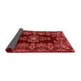 thumbnail image 2 of Ahgly Company Indoor Square Medallion Red Traditional Area Rugs, 3' Square, 2 of 4