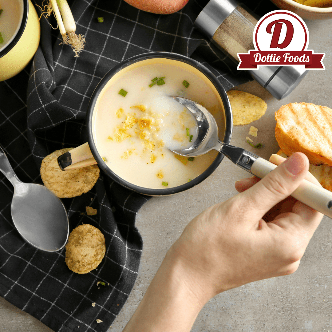 Dottie Foods Onion Parmesan Cream Singles Single Serve Pouch 12 Count 1.4 oz