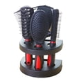 thumbnail image 1 of 5pcs Professional Hair Salon Kit Includes Comb Mirror Anti Static Hairbrush for Hair Care Styling Red, 1 of 8