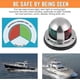 thumbnail image 4 of Led Navigation Lights Bi-color Red And Side Lights Stainless Steel 12v, 4 of 5