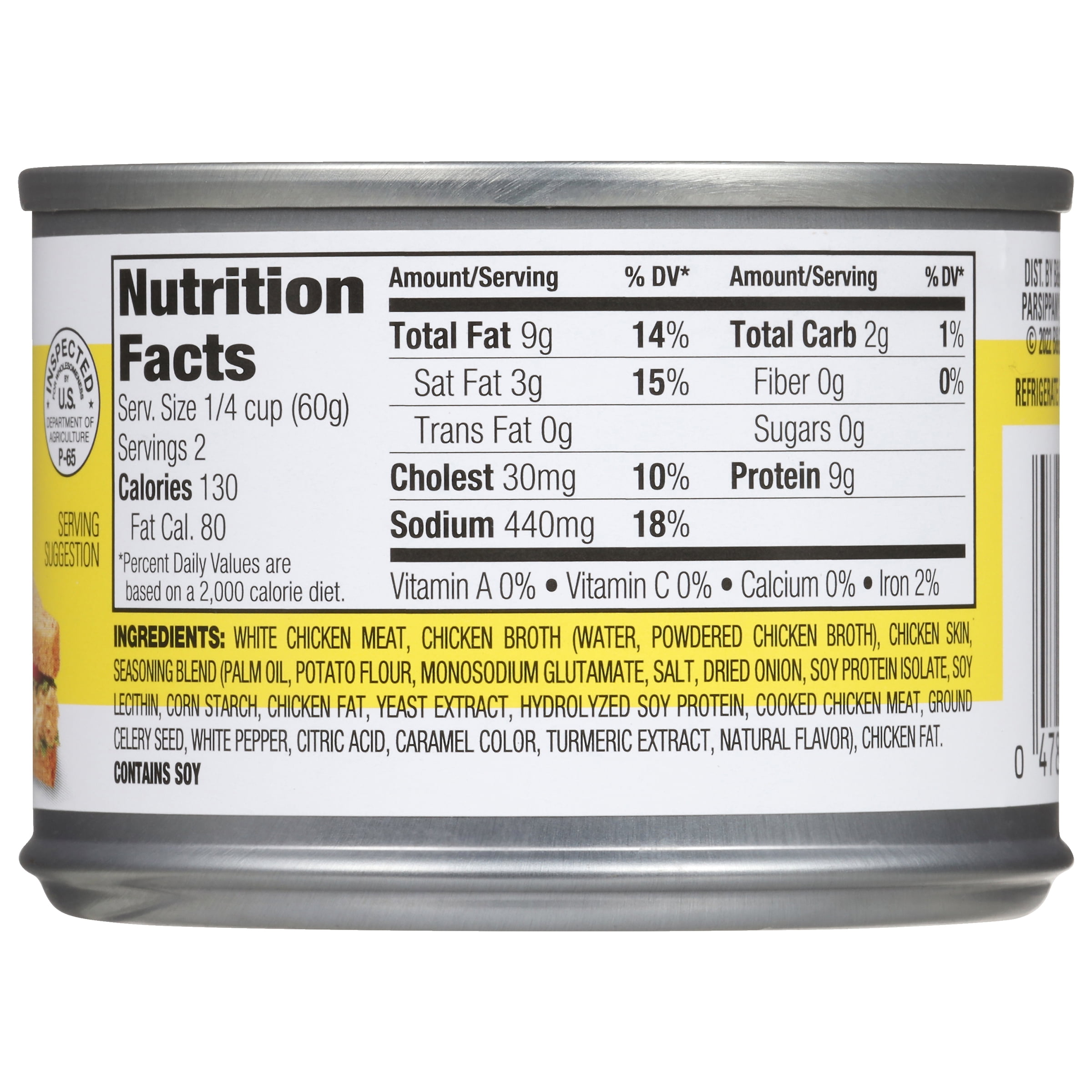 Underwood White Meat Chicken Spread, 4.25 oz Can