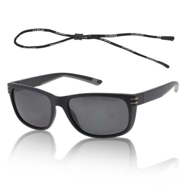 1 Set de Gafas de Motociclismo Antideslumbrantes de Triacetato de Celulosa PC Gafas de Sol para Deportes al Aire Libre para Motocross, Moto de Tierra, ATV Lente Negra Marco Negro y Gris