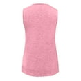 thumbnail image 3 of WOYY Tween Girls Summer V Neck Tank Top Solid Color Relaxed Fit Sleeveless Shirt Tops, 3 of 4