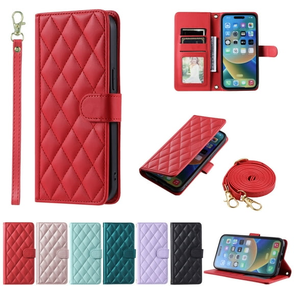 ETFAST Wallet Phone Case for iPhone 16 Pro Max 16Pro 16 Plus Card Holder Leather Phone Cover Bag