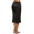 thumbnail image 5 of Women's Lace Trim Culotte Slip Snip-it Pettipants Bottom Split Skirt Bloomers Lingerie Satin Pant, 5 of 7