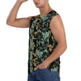 thumbnail image 3 of Picia Lilies Flowers mens Cotton Tank Undershirts , Moisture-wicking Ribbed Tanks, Lightweight Cotton Tank Undershirts-3X-Large, 3 of 8